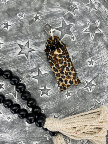 Leopard Print Chapstick Holder