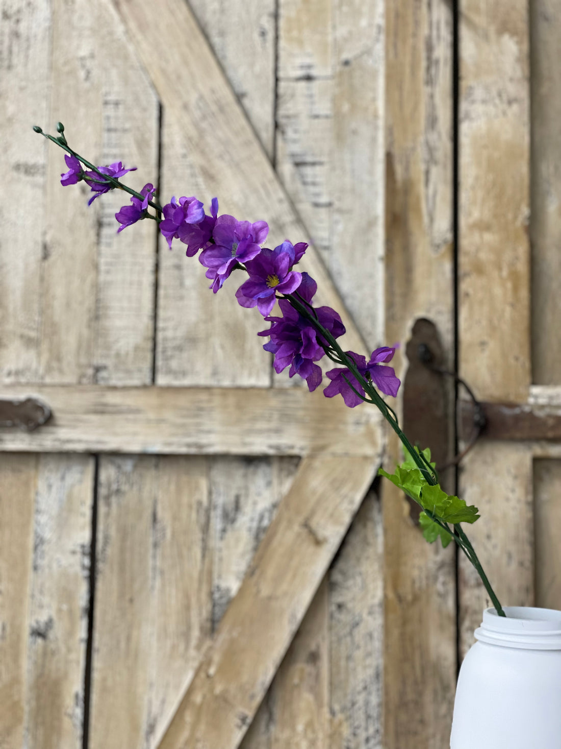 Purple Larkspur Floral Stem