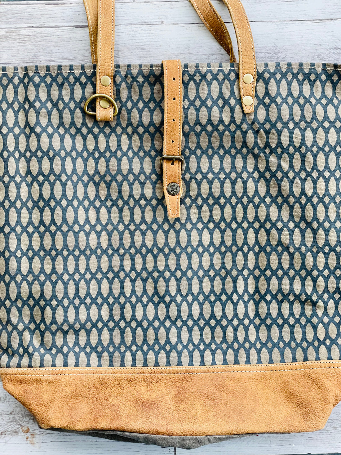 Canvas Patterned Tote