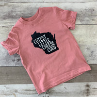 Cutest Little Cheese Curd T-Shirts - Dusty Pink