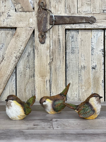 Bird Figurine with Leaf Wings