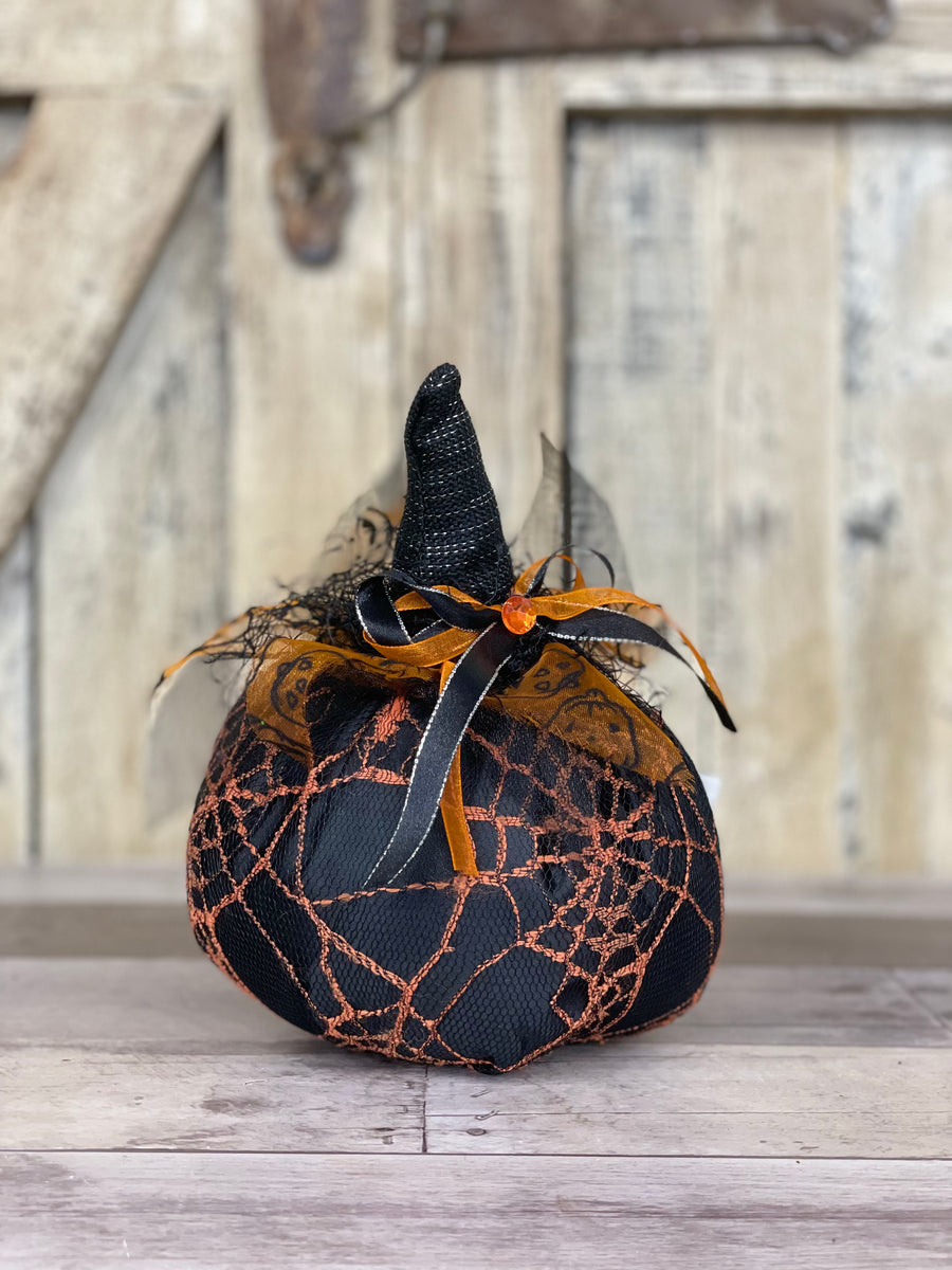 Spooky Lace Pumpkin