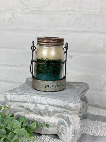 Classic Farmhouse Star Candle - Fraser Fir