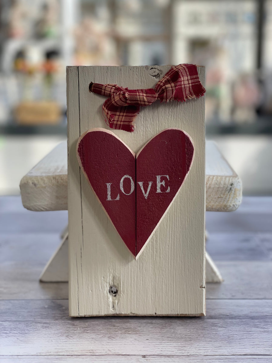 Wood Love Heart