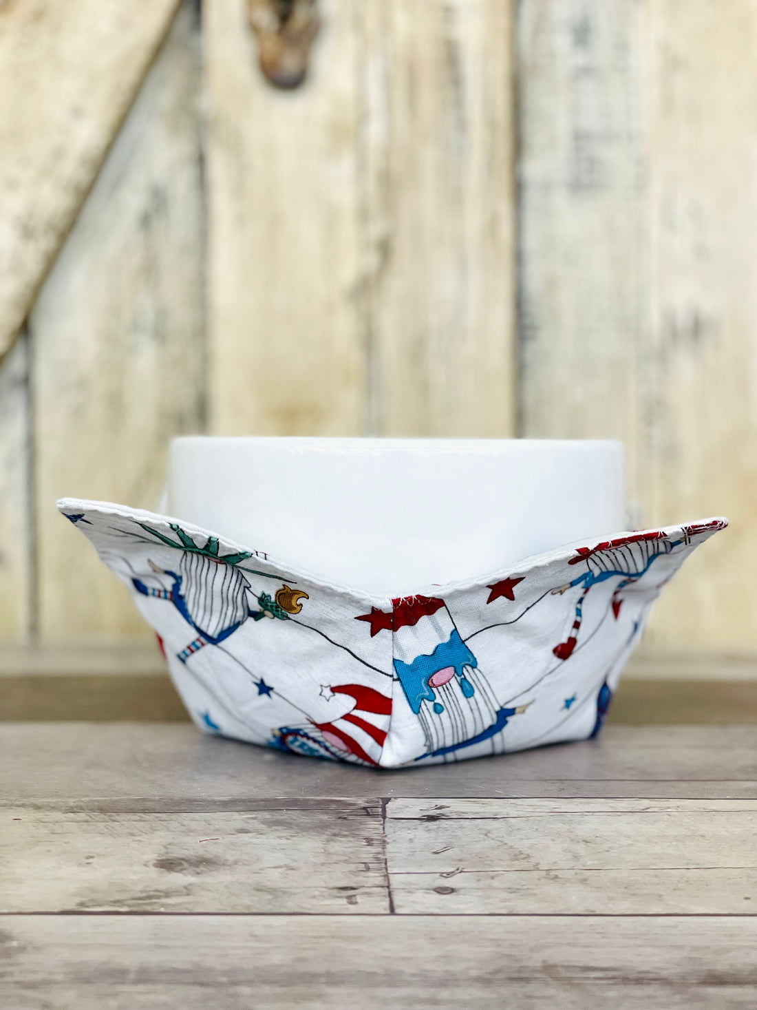 Patriotic Gnomes Bowl Cozy