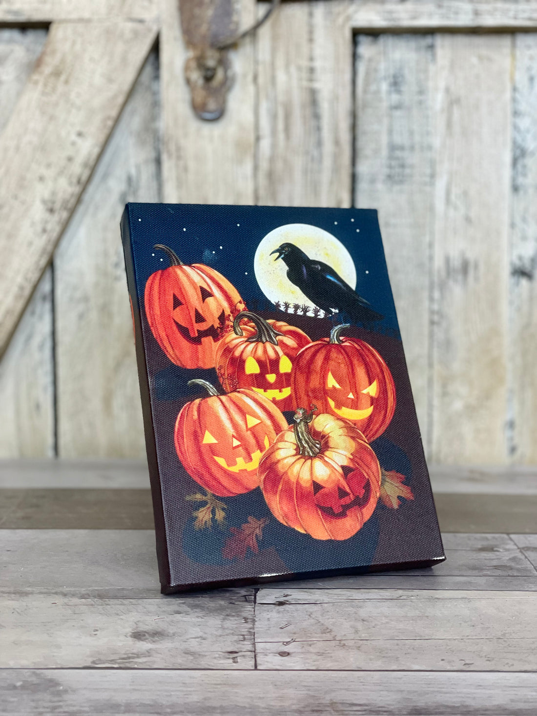 Jack-o'-Lantern Light Up Picture