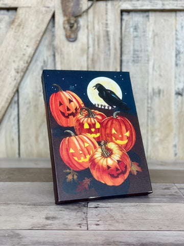 Jack-o'-Lantern Light Up Picture
