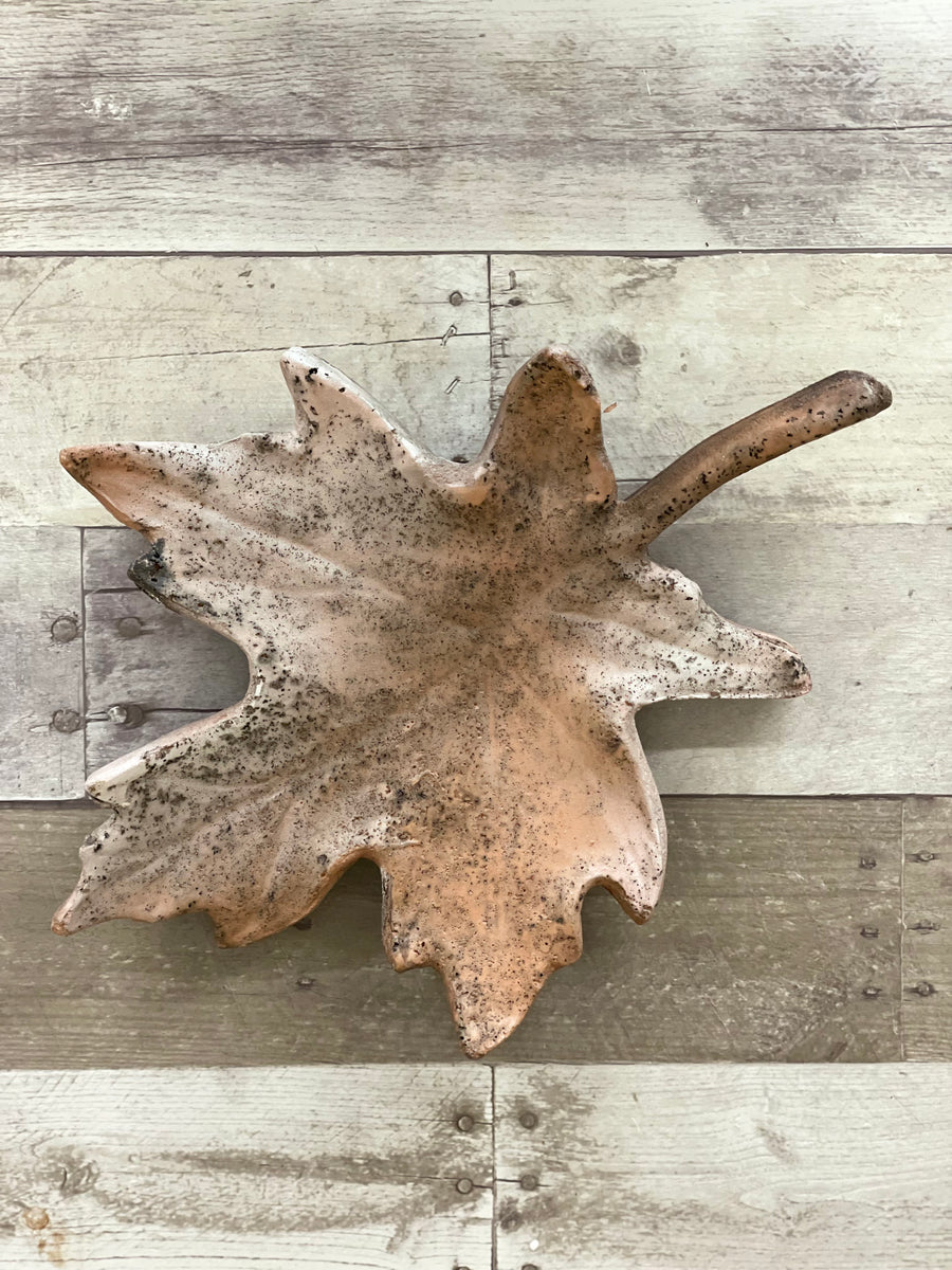Indoor/Outdoor Distressed Leaf