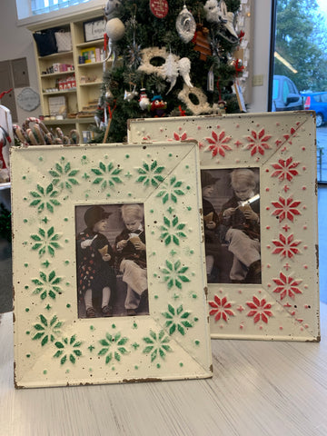 Metal Snowflake Frame