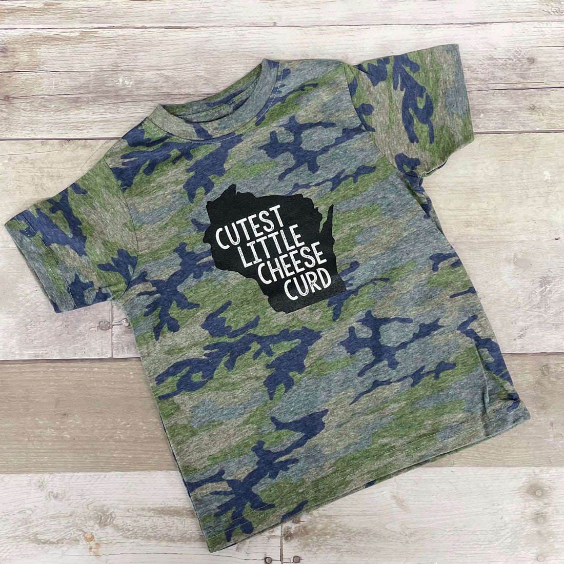 Cutest Little Cheese Curd T-Shirt - Camo