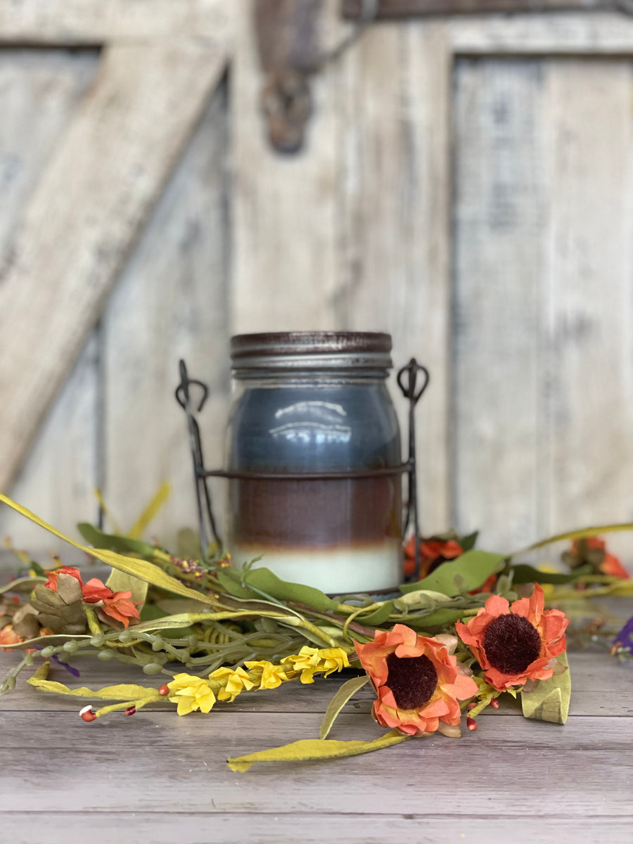 Muted Florals Candle Ring