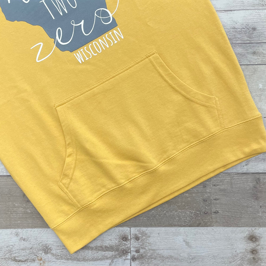 Nine Two Zero Wisconsin Hoodie - Yellow