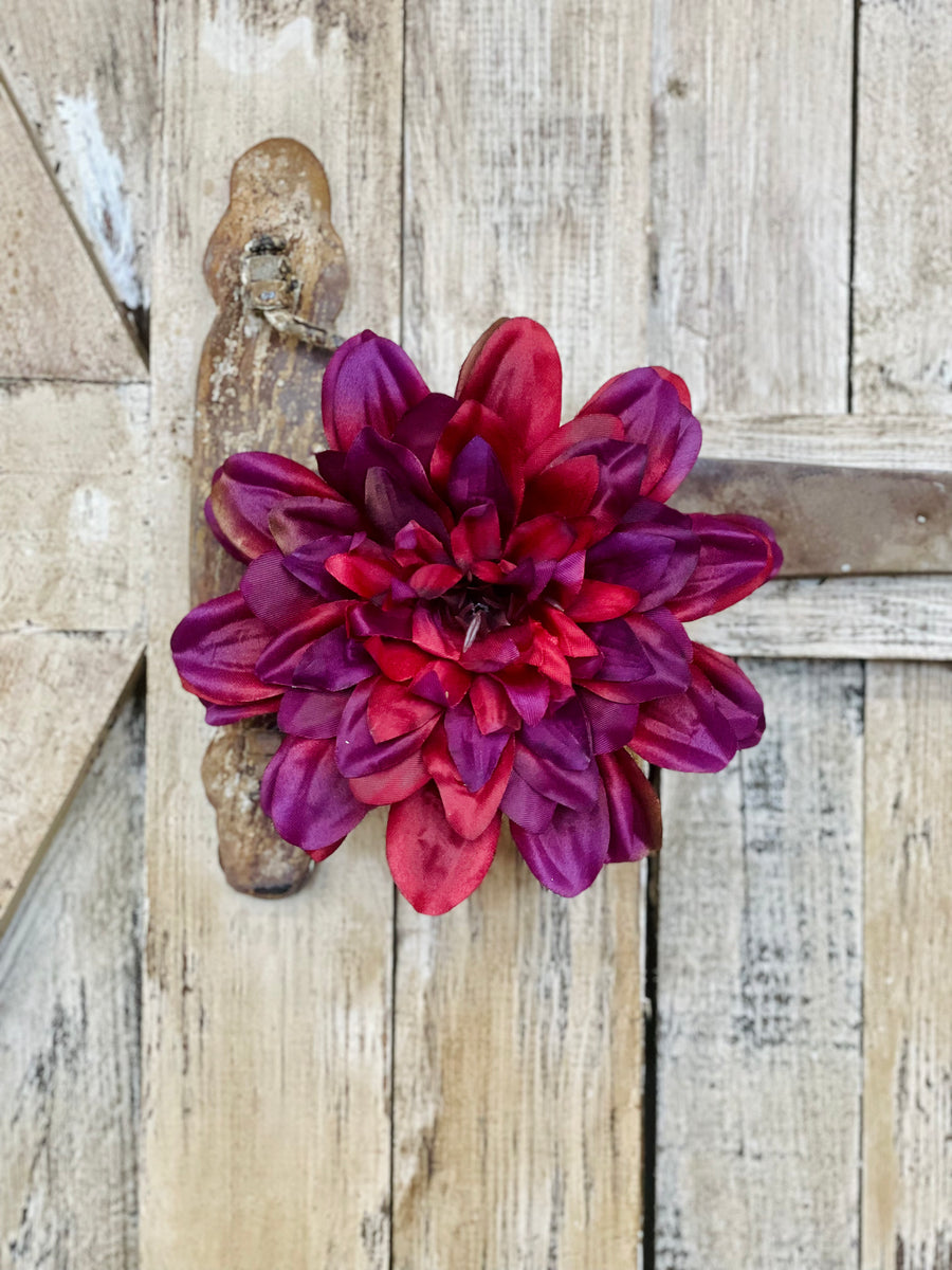 Purple Flower Clip