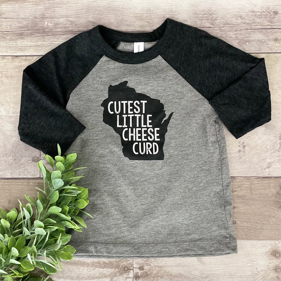 Cutest Little Cheese Curd Raglan Top