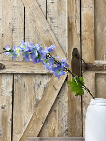Periwinkle Larkspur Floral Stem