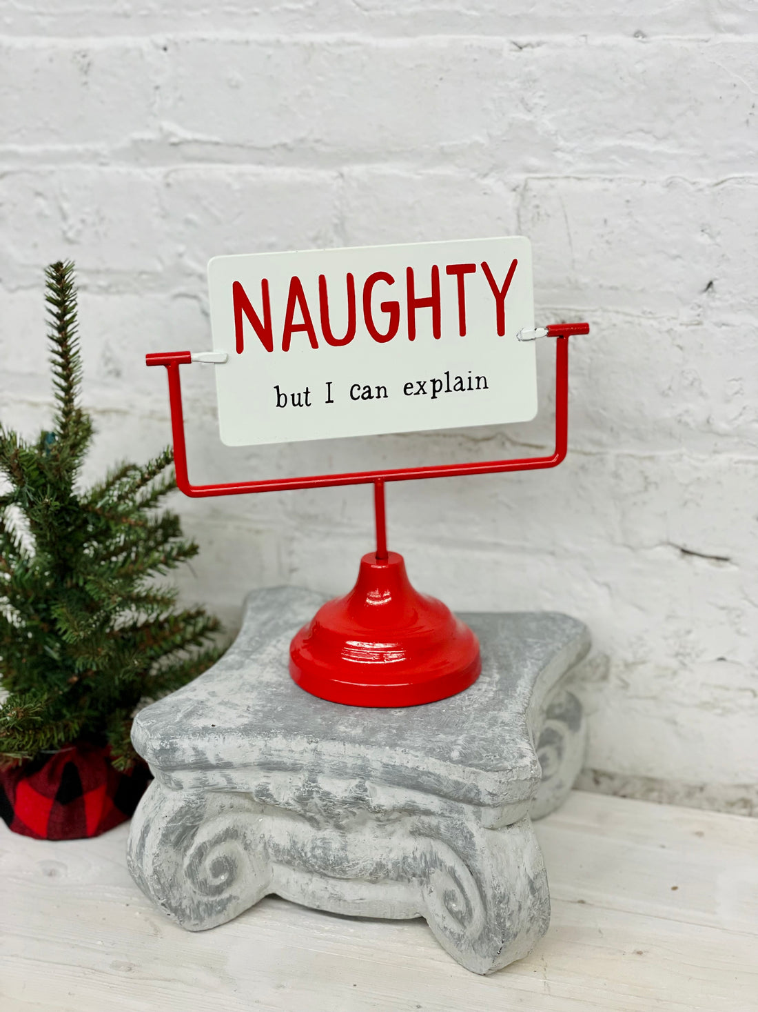 Naught/Nice Flip Sign