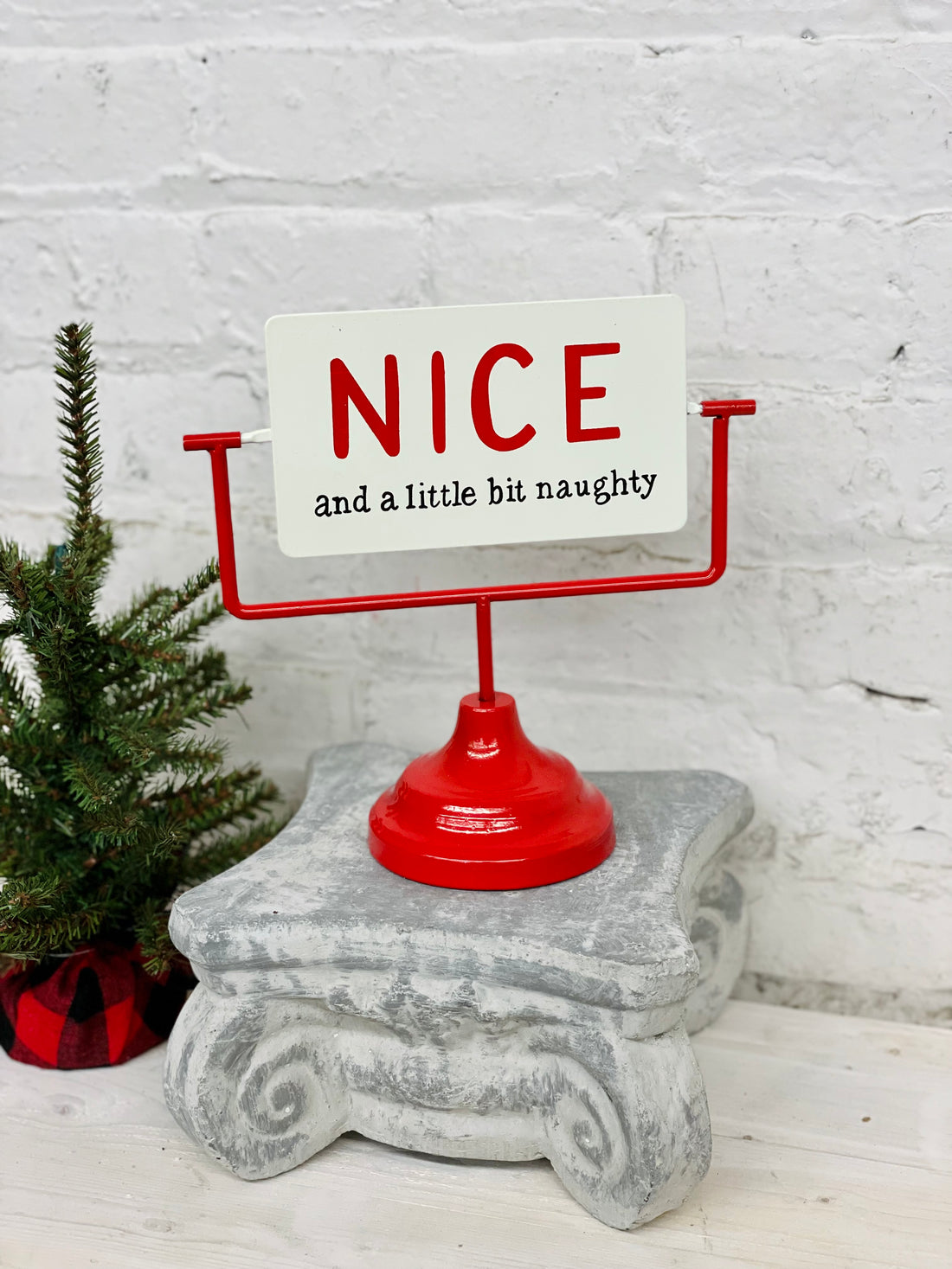 Naught/Nice Flip Sign