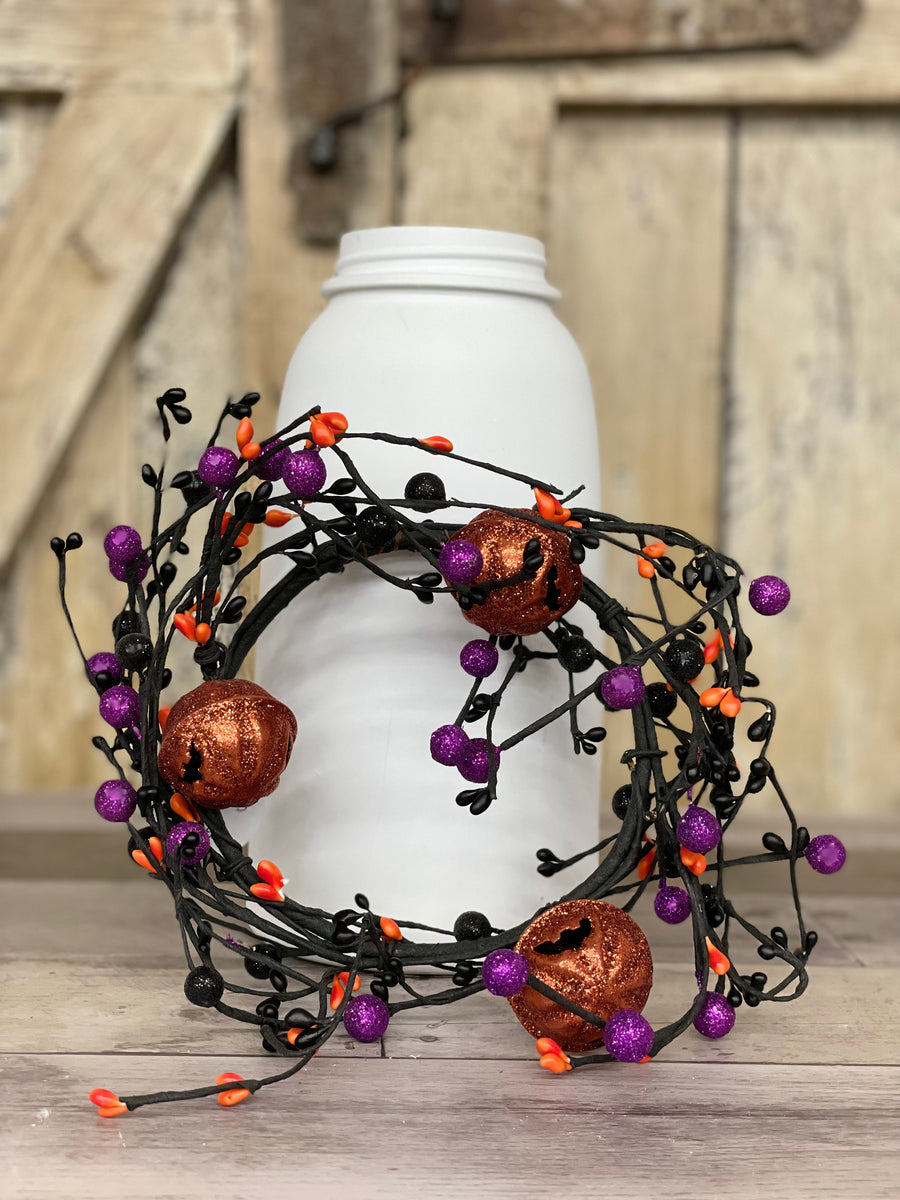 Glitter Halloween Wreath