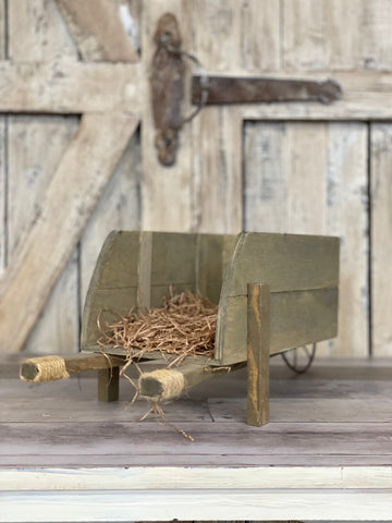 Small Wood Wheelbarrow