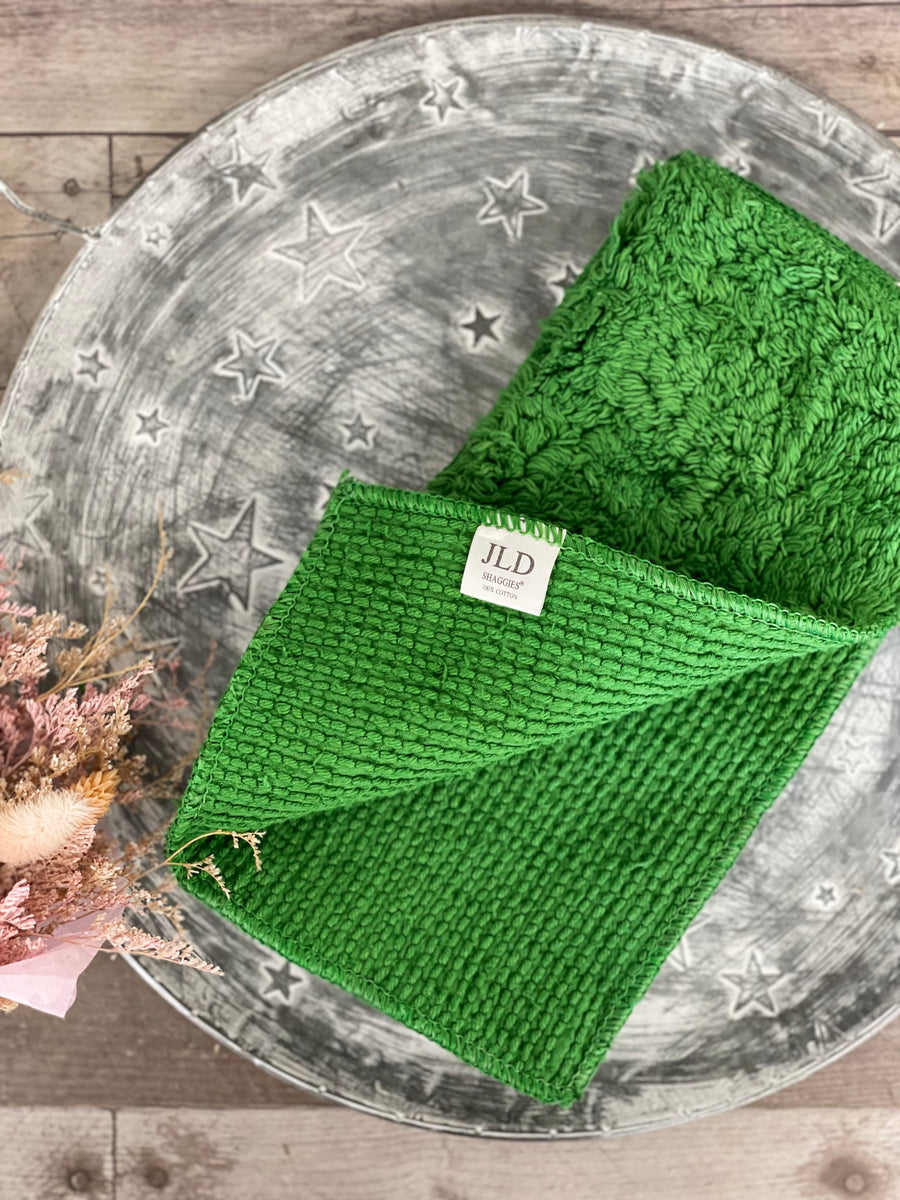 Shaggies Chenille Wash Clothes + Towels - Get Off My Grass