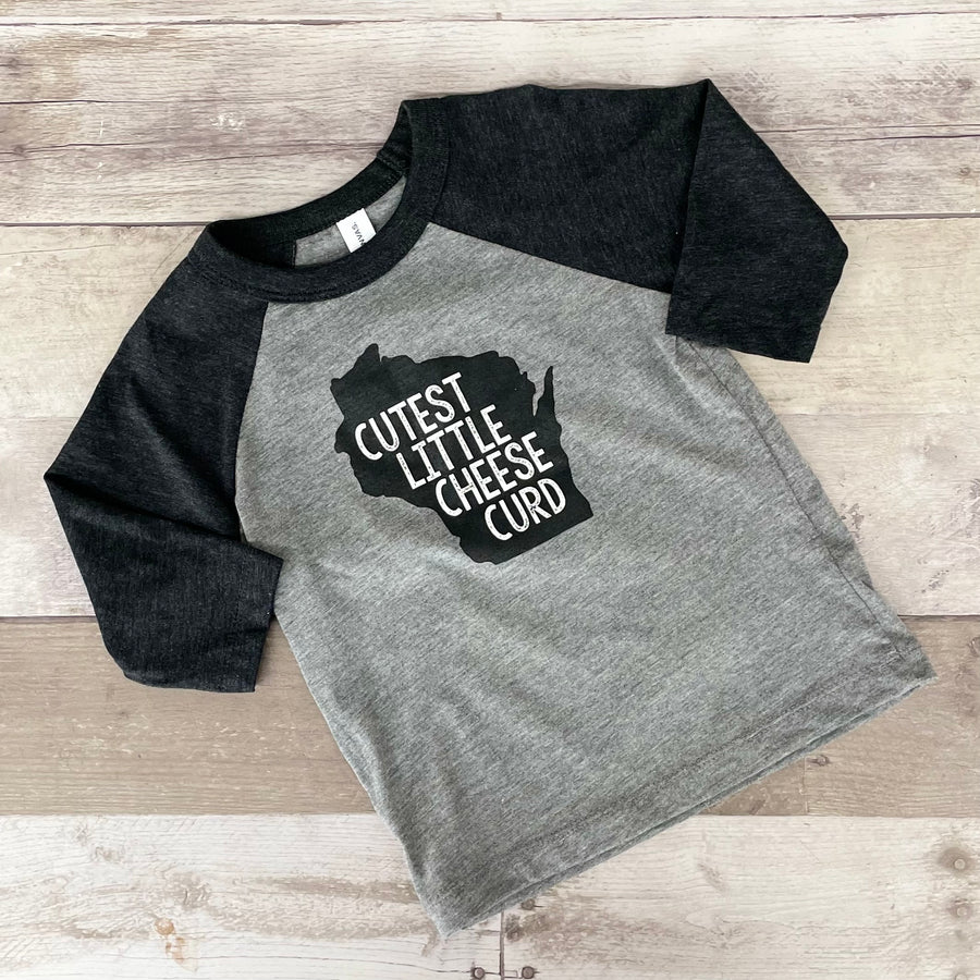 Cutest Little Cheese Curd Raglan Top