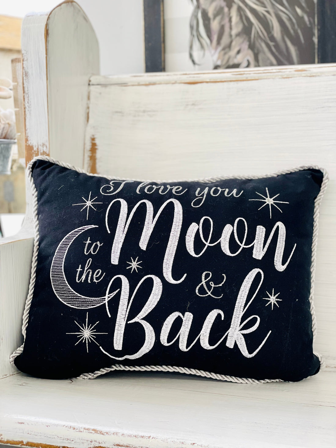 I Love You to The Moon & Back Pillow