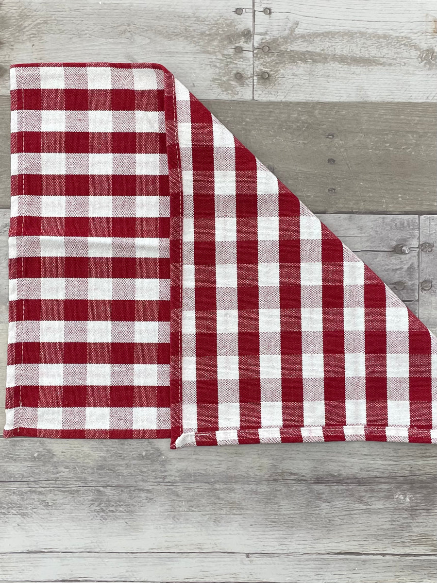 Red Plaid Placemat