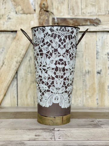 Metal Floral Bucket