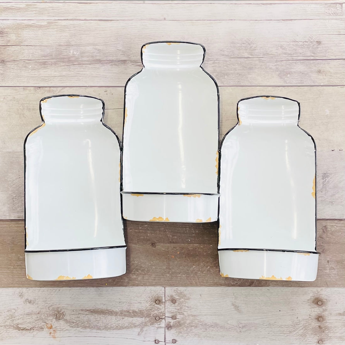 Triple Mason Jar Wall Planter
