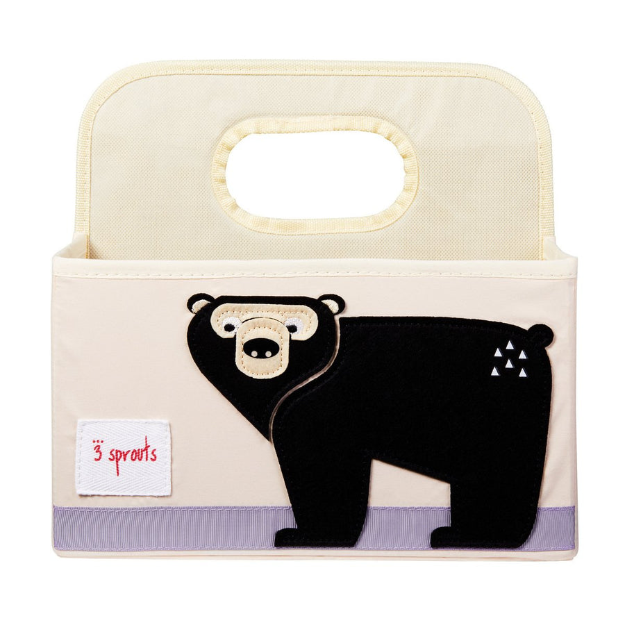 3 Sprouts Bear Diaper Caddy