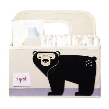 3 Sprouts Bear Diaper Caddy
