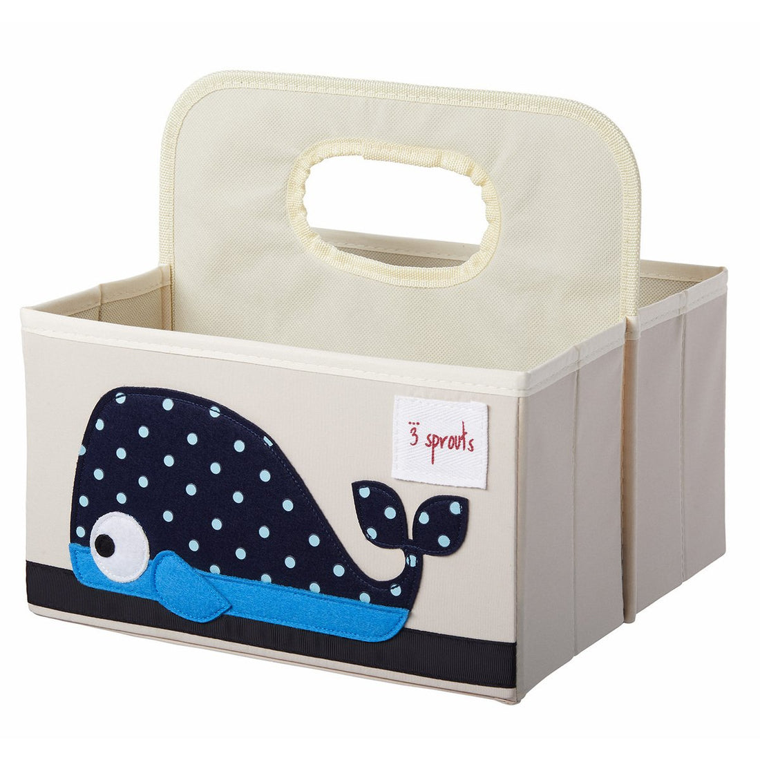 3 Sprouts Whale Diaper Caddy
