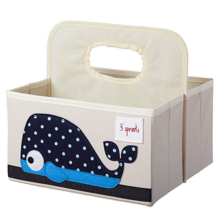 3 Sprouts Whale Diaper Caddy