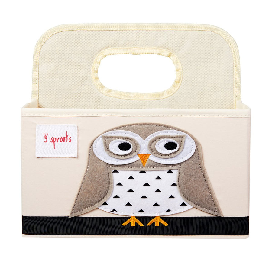 3 Sprouts Owl Diaper Caddy