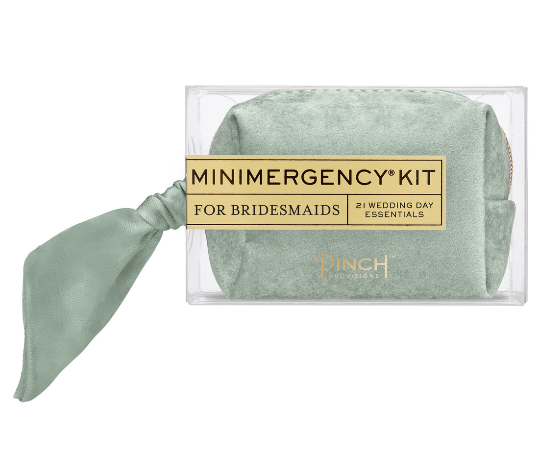 Velvet Minimergency Kit for Bridesmaids - Sage