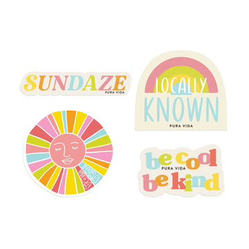 Pura Vida Bracelets -  Bright Side Sticker Pack