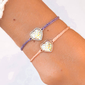 Pura Vida Bracelets - Mermaid Heart Charm Bracelet