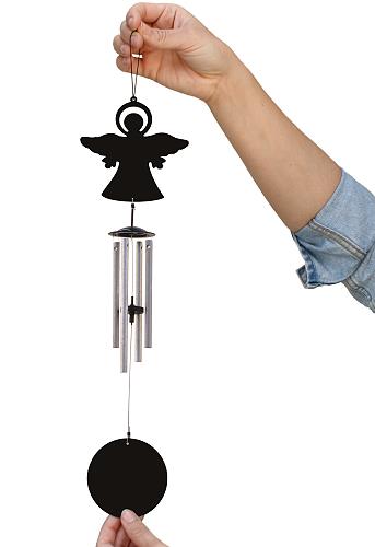 Jacob's Silhouette Wind Chime, Angel