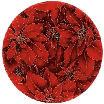 Poinsettia Silicone Non-Slip Trivets/Pot Holders