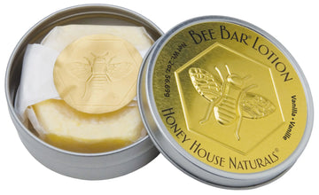 Honey House Naturals Vanilla Large Bee Bars Solid Lotion Bar